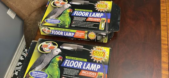 Sun floor lamps x2