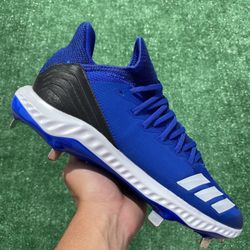 ADIDAS ICON BOUNCE HYBRID “ROYAL BLUE” METAL BASEBALL CLEATS (Size 11.5, Men’s)
