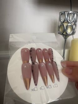 Cat eye press on nails