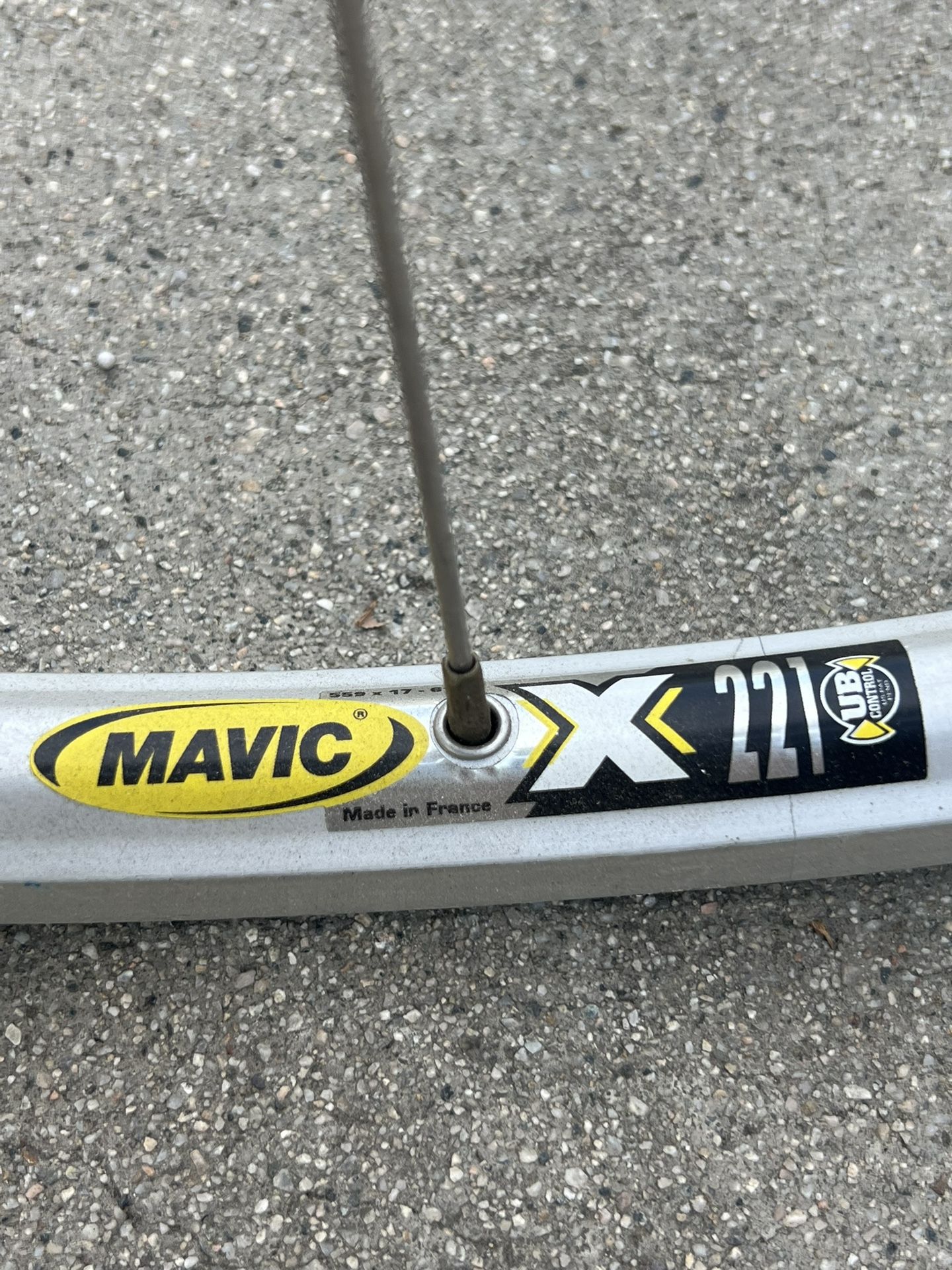 1x Mavic 221 Jante Mtb Vtt Vélos De Montagne 26 Bleu 36h Vintage