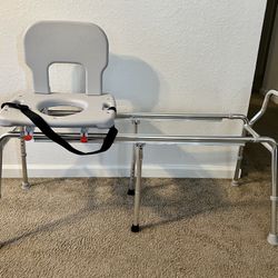 Like New  Expensive Sliding Shower Chair