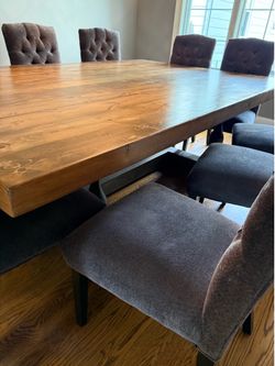 Conference table with 10 chairs