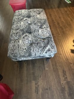 Beige Ottoman Dimensions: