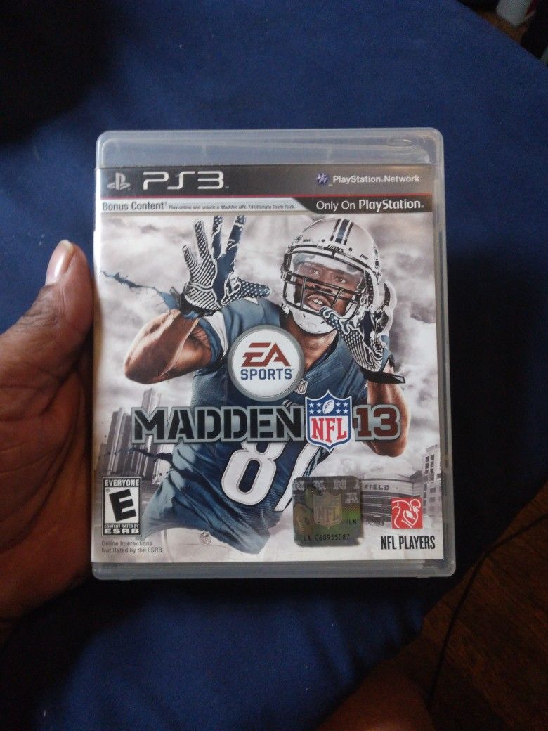PS3 Madden NFL 13