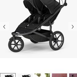 Thule Urban Glide 3 Double Stroller – Black
