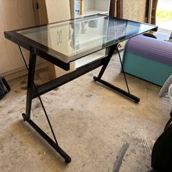 Glass Desk