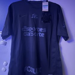 corinthians All Black Jersey Size Xl Fan Version Bnwt 