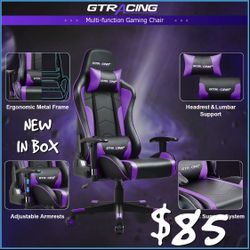 GTRACING GAME CHAIR BLUETOOTH NEW 