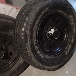 Two Aluminum Ford Ranger 14" Tire Rims