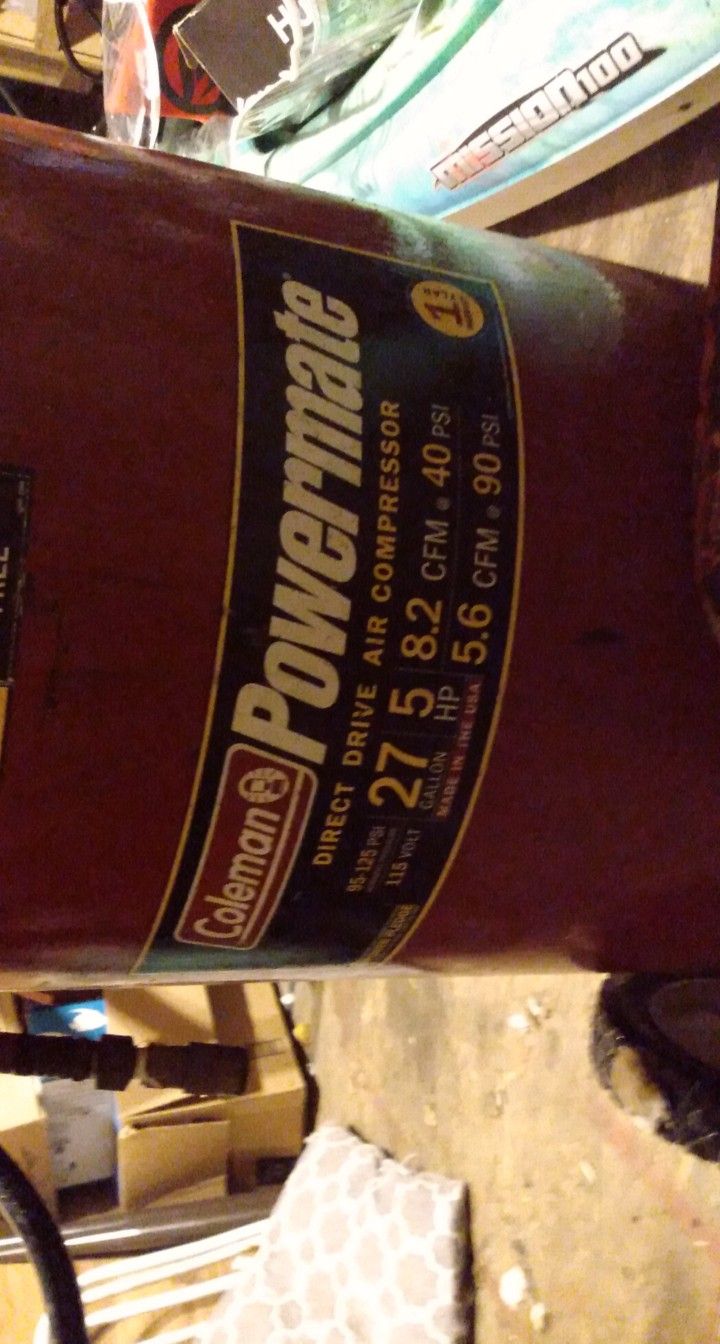 27 Gal Colman Air Compressor