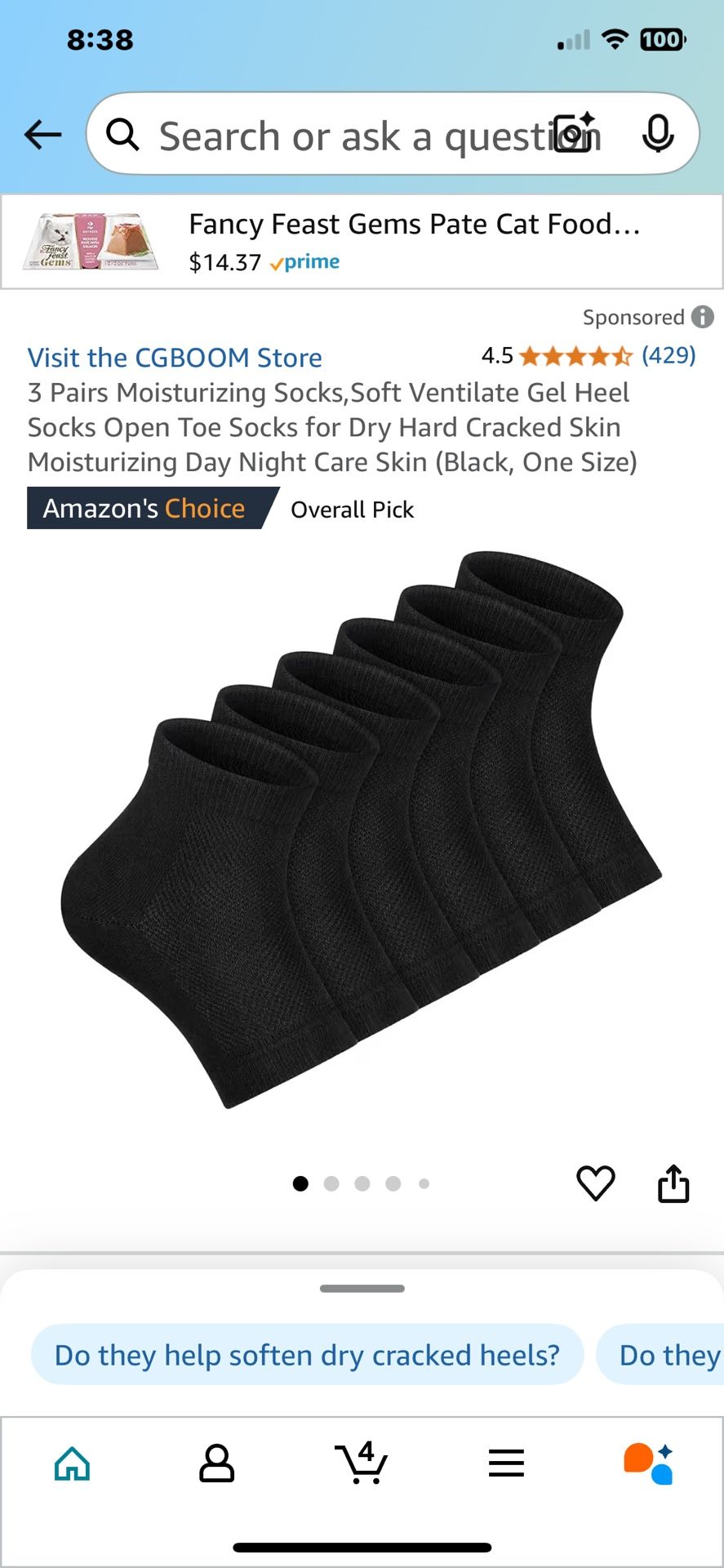 3 Pairs Moisturizer Socks New