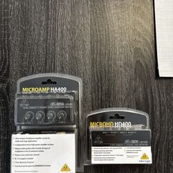 Behringer MicroAMP HA400 & MicroHD HD400