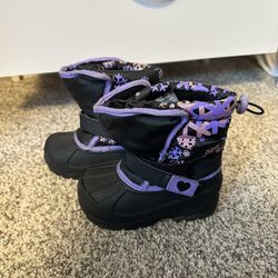 Toddler Girl Purple Snow Boots Size 8 Toddler