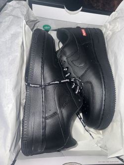 Supreme Low Air Force 1 Black