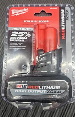 M12 Red Lithium High Output XC 5.0