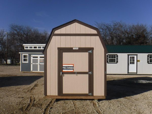 pre owned 8x10 lofted barn shed for sale in fort worth, tx