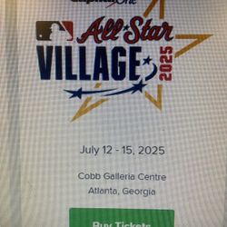 All Star Village 2025 Atlanta By Capital One 