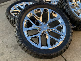 22" Chevy Silverado Wheels Tahoe Suburban Rims Tires Avalanche 6x5.5