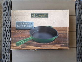 10.6 inch cast iron skillet