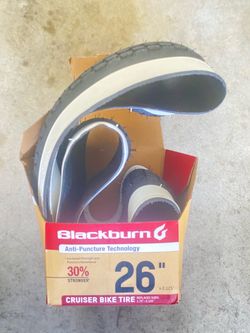 Black burn 26in bike tire