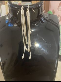 Long Earrings Silver 