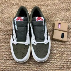 Jordan 1 Retro Low OG SP - Travis Scott Medium Olive size 8.5