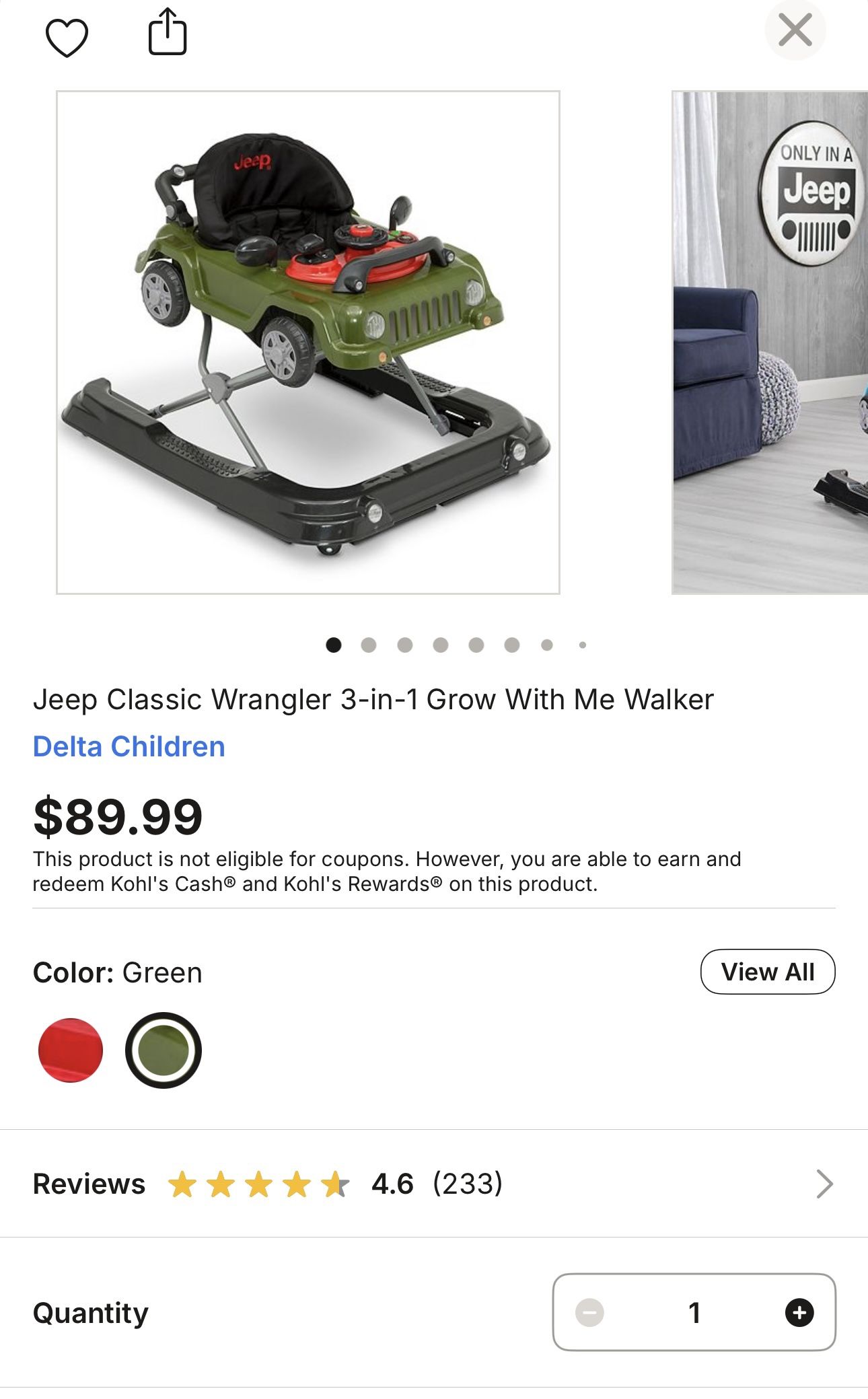 Jeep Baby Walker