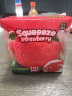 Squeeeze Strawberry Squishy Toy