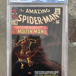 Amazing Spider-Man #28 (1965) CGC 7.0 — O/w to White; 1st & origin Molten Man