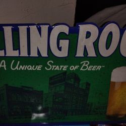 Vintage Rolling Rock beer Sign
