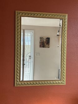 Gold mirror (30” inches by 42” inches )