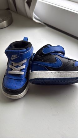 Nike Toddler High-Top Sneakers Blue Black size 6C