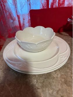 Set de 3 Platos usados de Princess house