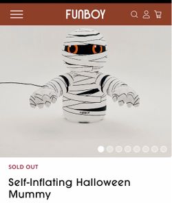 FUNBOY Self-Inflating Halloween Mummy (2 available)