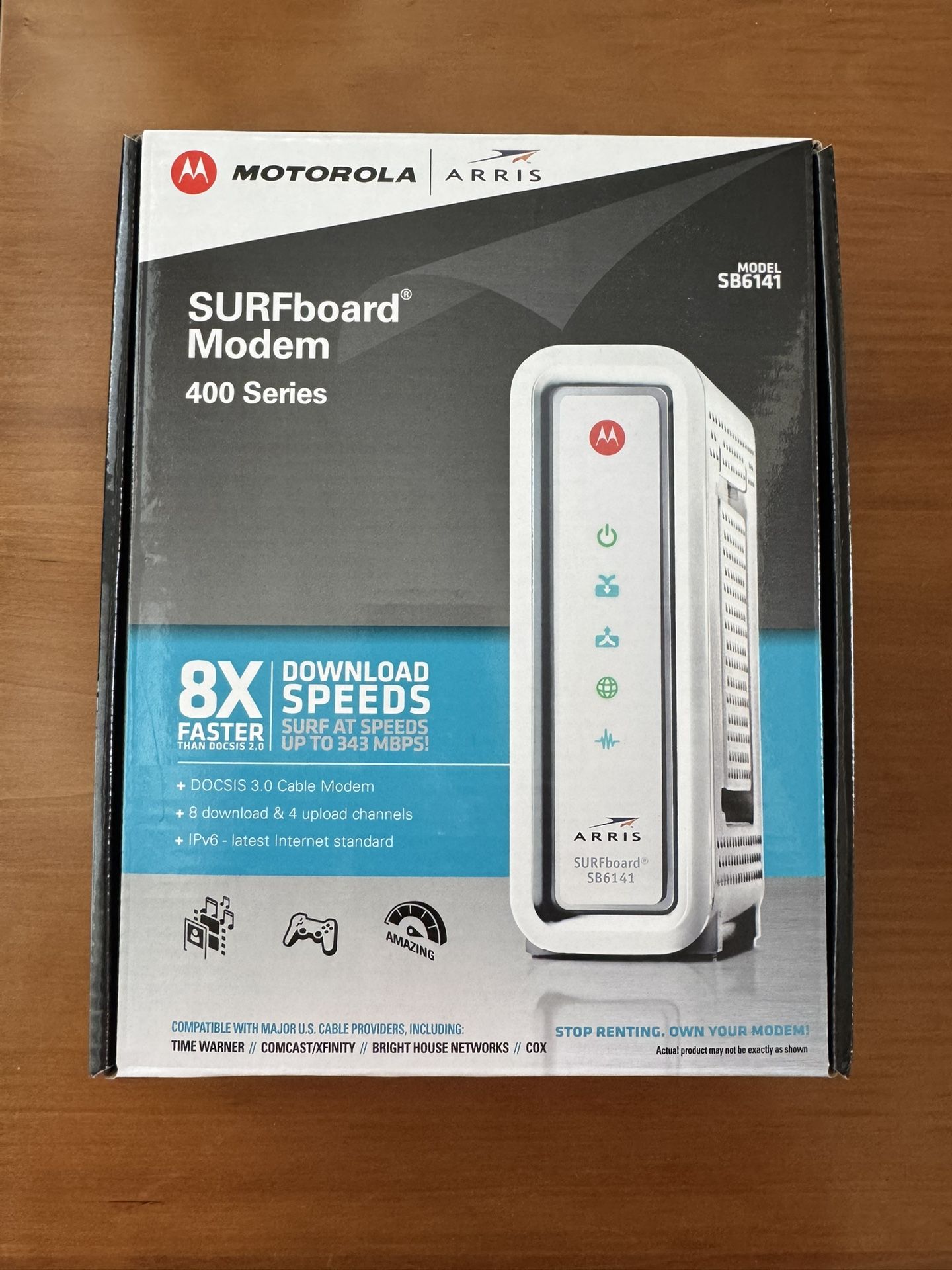 ARRIS SURFboard SB6141 Docsis 3.0 Cable Modem