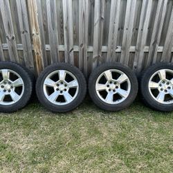 Used with tires 20" Chevy Silverado Tahoe Surburban OEM wheels rims tires 5(contact info removed)-2022