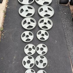 Weider Olympic Weight Plate Set 255lbs
