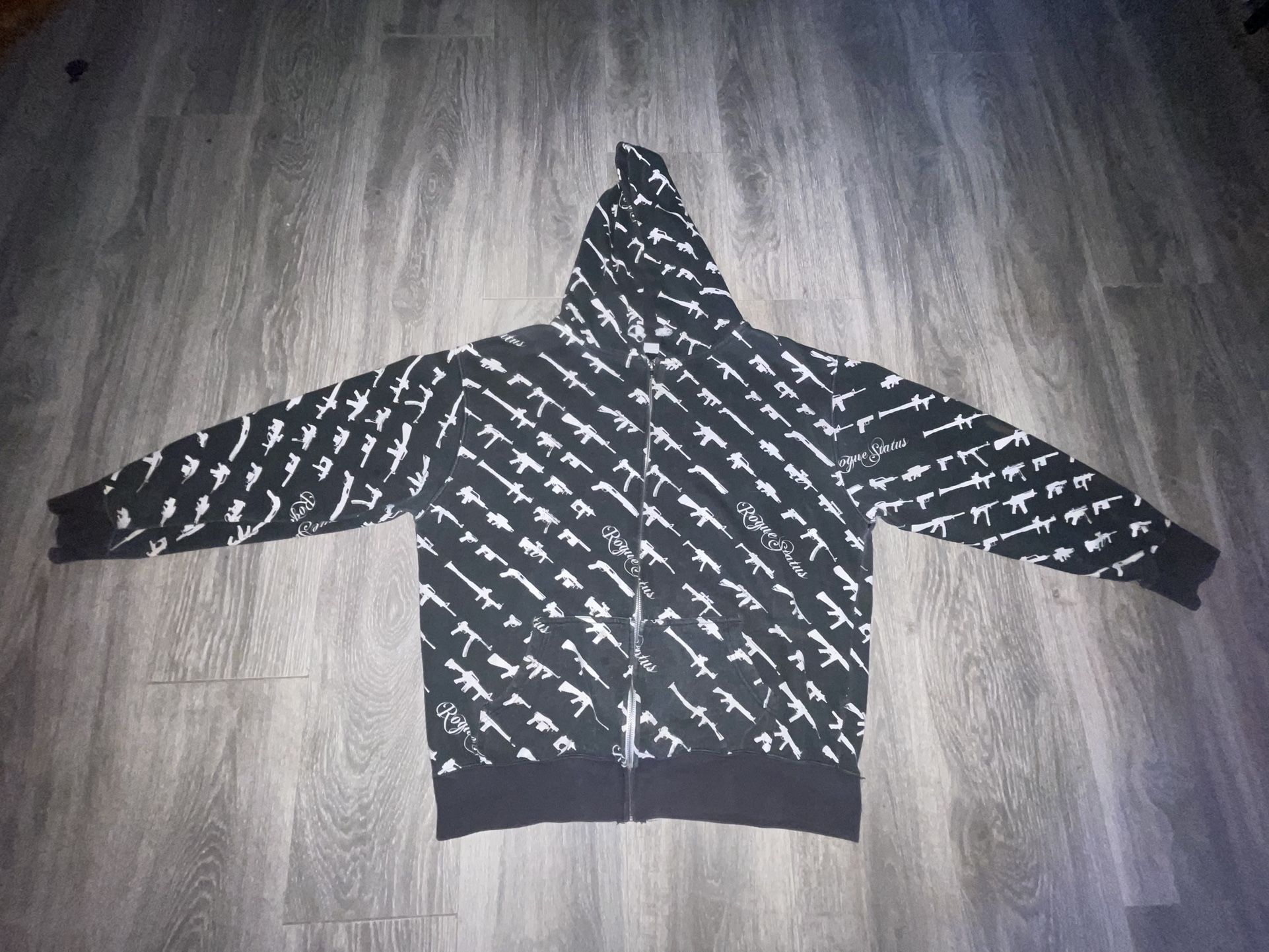 Rogue Status Black & White 'Gun Show' Hoodie