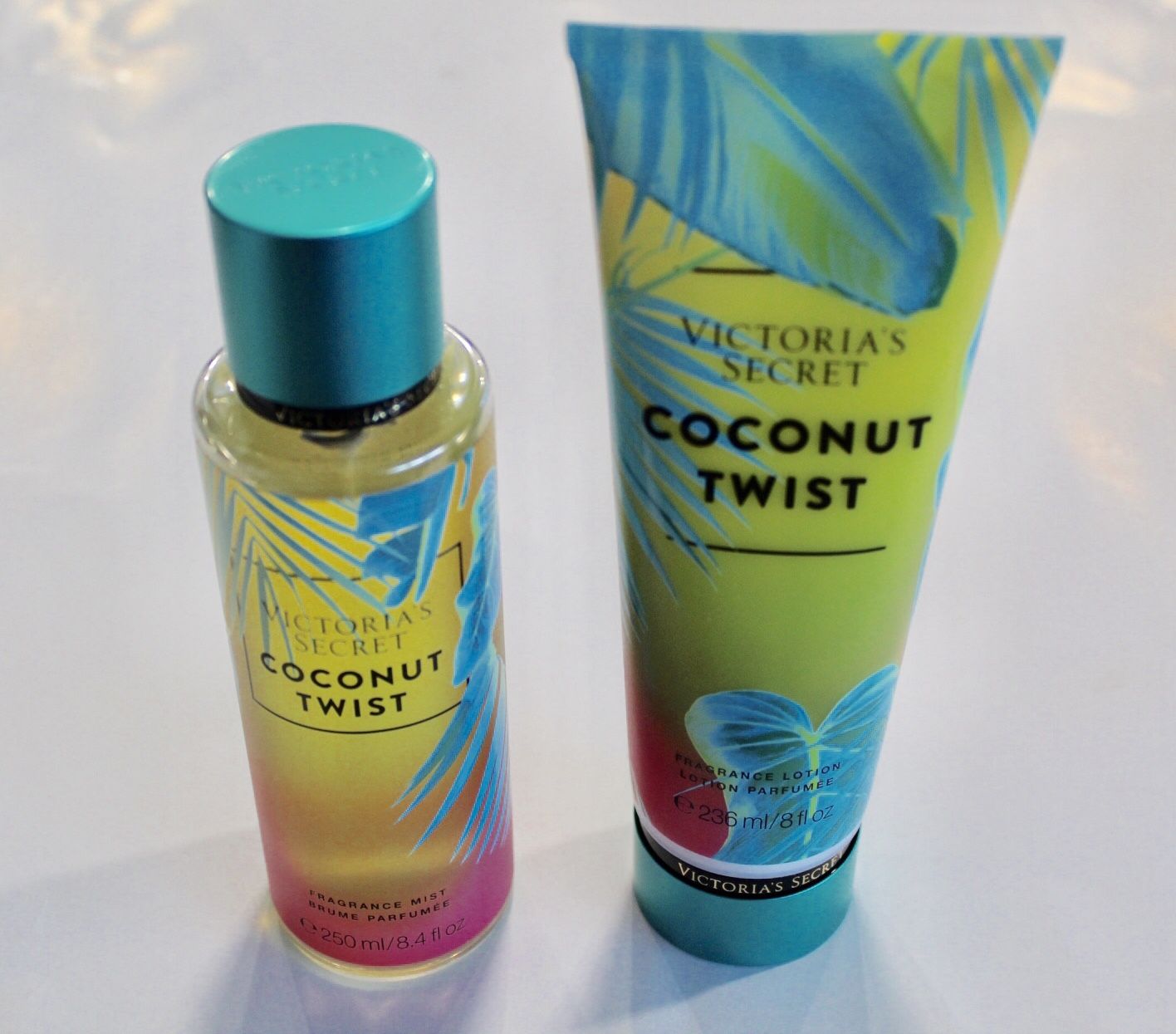 Victoria’s Secret coconut twist body cream and fragrance mist set