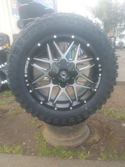 20 inch kx's rims and mt tires brand new!