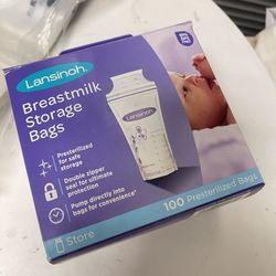 Breast Milk Storage Bags – Lansinoh & Up & Up (135 Total, New)  Brand new breast milk storage bags — never used.  Includes: 	•	100 Lansinoh breast mil