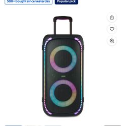 Onn Party Speaker Gen 2 Used 2 Speakers With Stand