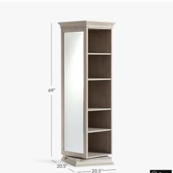 Display It Bookcase With Mirror From Pottery Barn Teen