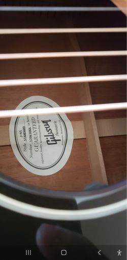 Gibson J -45 excellent. Trade