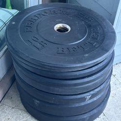 Perform Better Bumper Plates Set - 190 Lbs