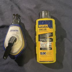 Construction Chalk Line And Chalk 