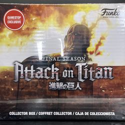 Attack on Titan Final Season Collectors Box Funko Pop GameStop Exclusive