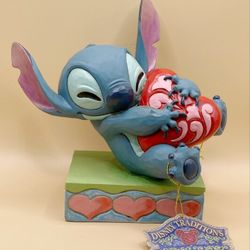 Valentine’s Day Jim Shore Stitch Heart Struck Figurine