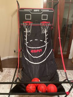 ESPN Dual Hoop Indoor Basketball Arcade Game