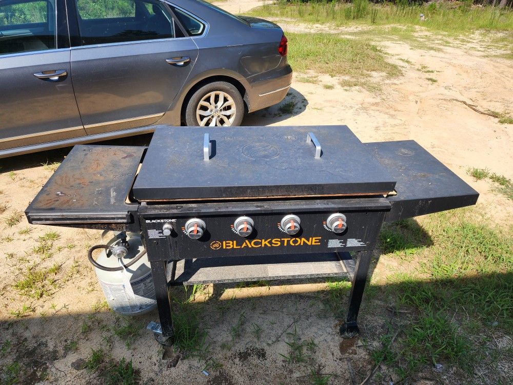 36" 4 Burner Black Stone